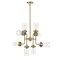 Z-Lite Calliope 8 Light Pendant, Foundry Brass & Clear 617-8FB - alternate 1